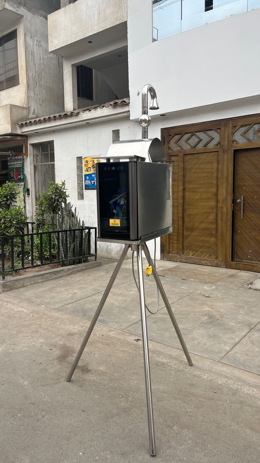 Muestreador MGA-C4T PRO PLUS completo con trípode de acero inoxidable